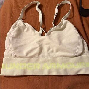 Lime green sports bra